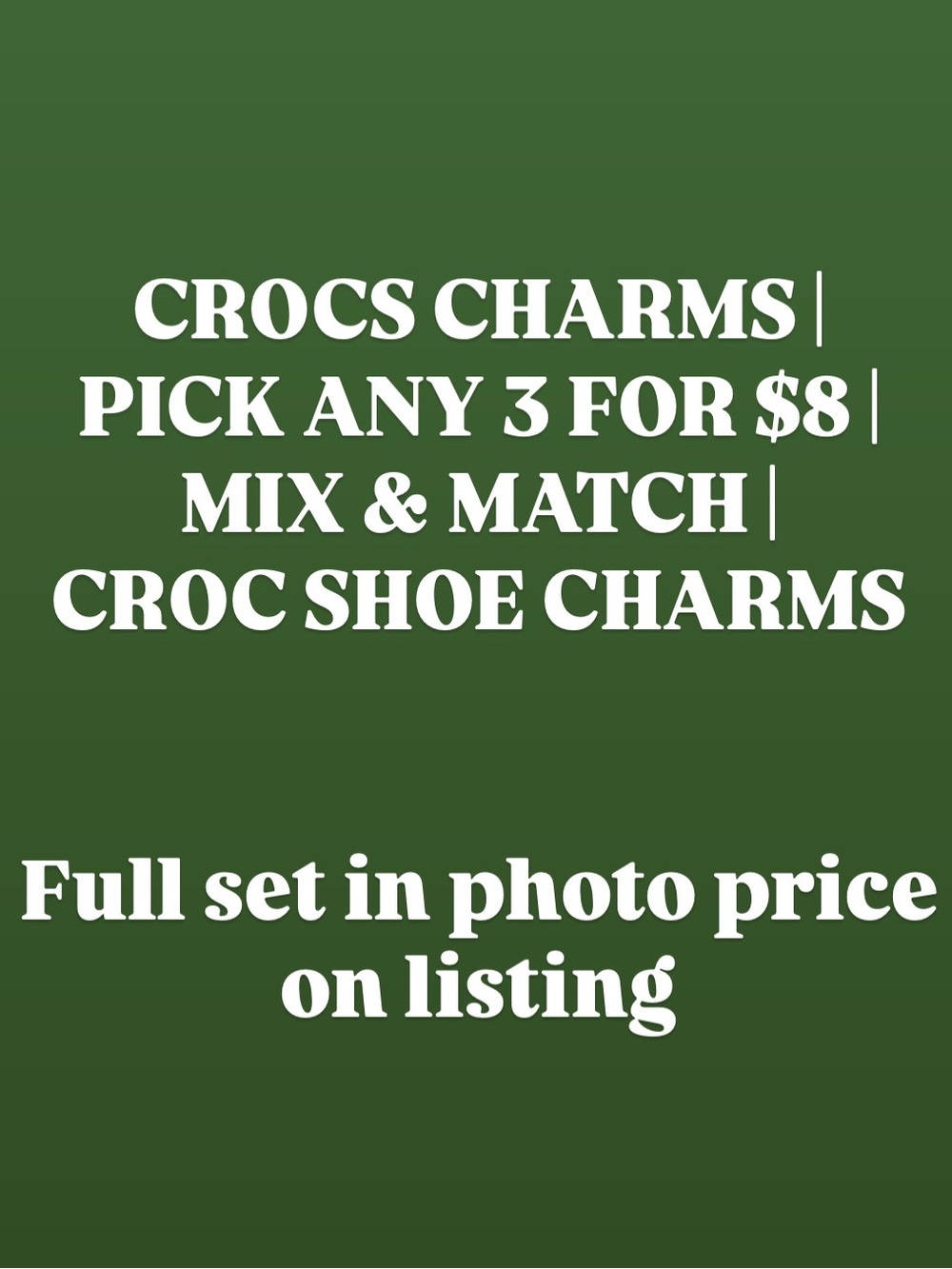 CROCS Kids Holiday Jibbitz Charm